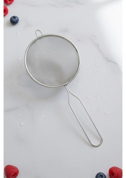 Paslanmaz Çelik Kalaylı Süzgeç 17 cm