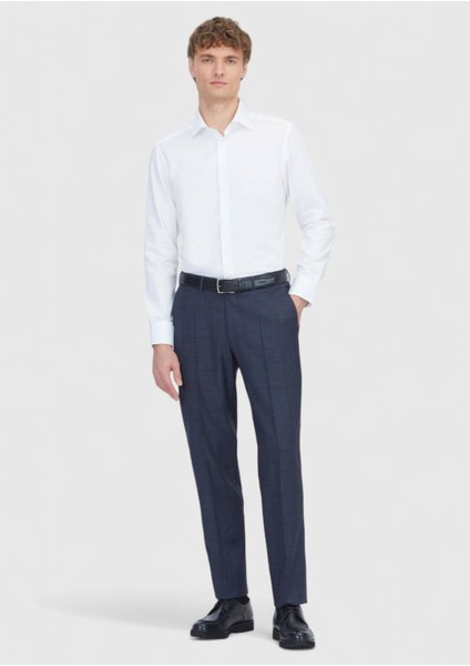 Beyaz Düz Slim Fit Dokuma Klasik %100 Pamuk Gömlek fiyatları