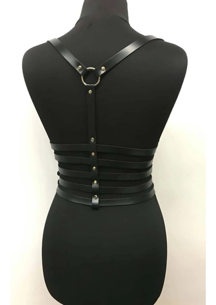 5 Sıralı Zincir Detaylı Şık Deri Kemer - APFT626 modelleri