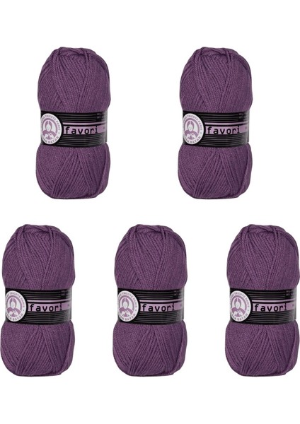 Ören Bayan Favori Örgü İpi - Leylak - 5'Li Paket - ( Renk Kodu : 104 ) fiyatları