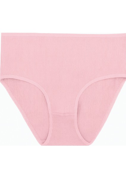 Gül Kurusu Pembe Indigo 3lü Fitilli Yüksel Bel Külot fiyatları