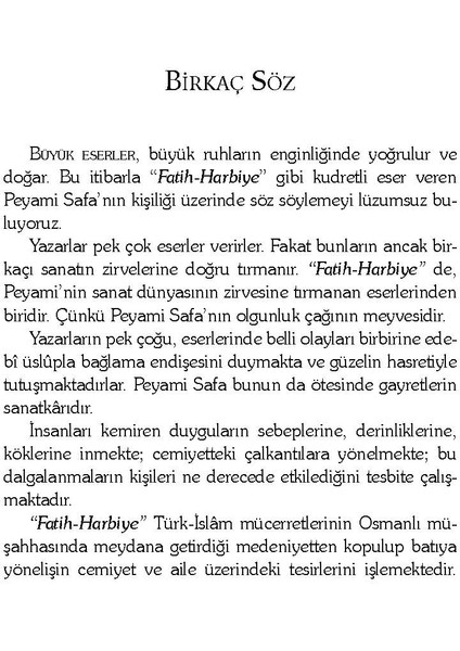 Fatih Harbiye – Peyami Safa fırsatları