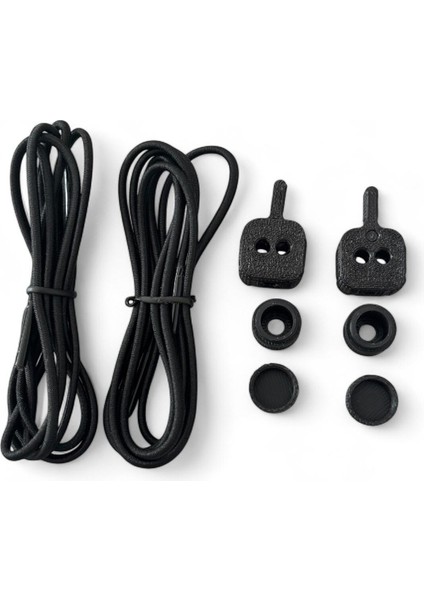 Akıllı Bağcık Sistemi-Yeni Dizayn, Pratik, Dayanıklı ve Konforlu-Siyah