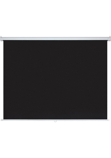 300x225cm Motorlu Uzaktan Kumandalı Projeksiyon Perdesi (Arkası Siyah Fonlu) BE-300