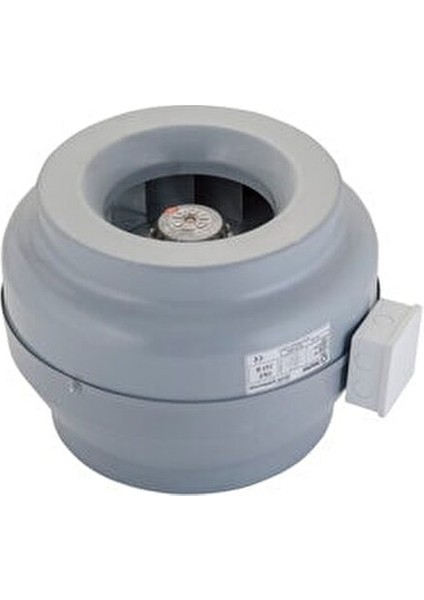 Tkf 250 Kanal Tipi Radyal Fan 150 W Güçlü Hava Debisi 1250 m3/h Düşük Ses modelleri
