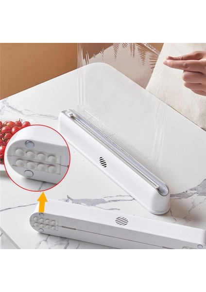 Gıda Sarma Dispenser Kesici Plastik Folyo Cling Film Dağıtıcı Film Kesici Depolama Tutucu Mutfak Aracı (Yurt Dışından) fiyatları