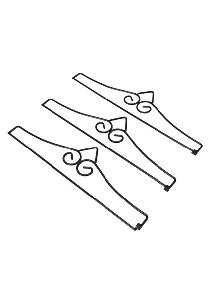 6pcs Bahçe Bayrağı Duvar Askı Tozu Kaplı Demir Afiş Tutucu Bayrak Tutucu Braketi Bayrak Takvim Havlular Dekorasyon (Yurt Dışından) fiyatları