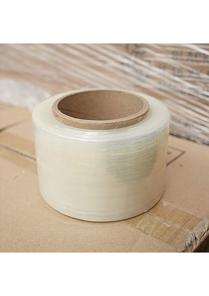 3pcs 3 cm Dar Bantlama Streç Sarma Film Temiz/şeffaf Olmayan Temiz Plastik Palet Shrink Film 200 Metre Uzunluğunda (Yurt Dışından) fiyatları