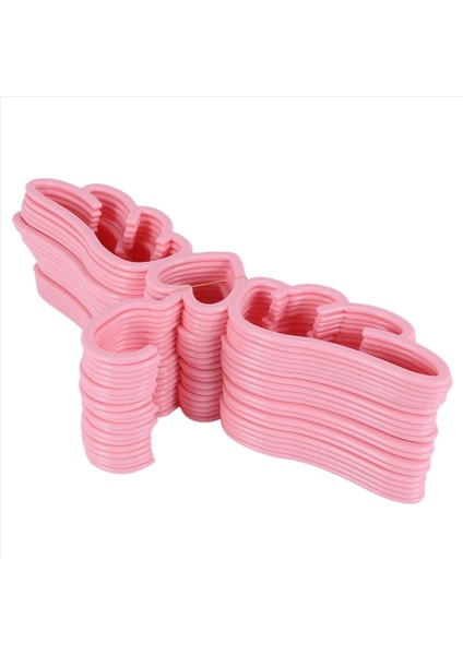 40 Adet Yeni Tasarım Sinek Melek Plastik Giysiler Gömlek Askısı Sevimli Güzel Pembe Sevgi Dolu Kalp Eşarp Iç Çamaşırı Askı Rafı (Yurt Dışından) fırsatları