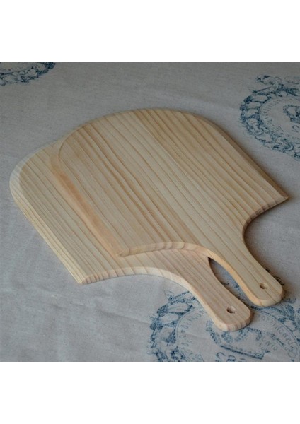 14 Inç Doğal Ahşap Tepsi Plakası Şarj Kurulu Pizza Spatula Kürek Pişirme Pişirme Pırıl Pizza ve Ekmek Tepsi Pizza Tahtası (Yurt Dışından) modelleri