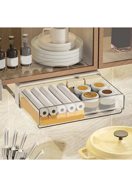 Kağıt Plaka Tutucu Dolap Çekmece Organizatörü Mutfak Dolabı Için Plastik Depolama Organizatörü Kabine Aksesuarları-B (Yurt Dışından) fiyatları