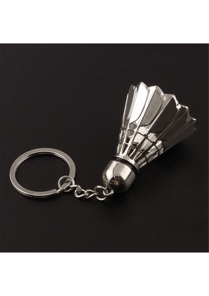 2x Metal Badminton Anahtar Zinciri Üç Boyutlu Badminton Turnuvası Hatıra Tanıtımlı Anahtar Zinciri Kolye Sporları (Yurt Dışından) modelleri