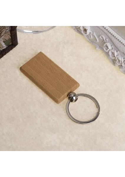 80PCS Boş Dikdörtgen Ahşap Anahtar Ahşap Ahşap Anahtar Zincirleri Anahtar Etiketler Dıy Leri Gazlaştırabilir (Yurt Dışından) indirimleri