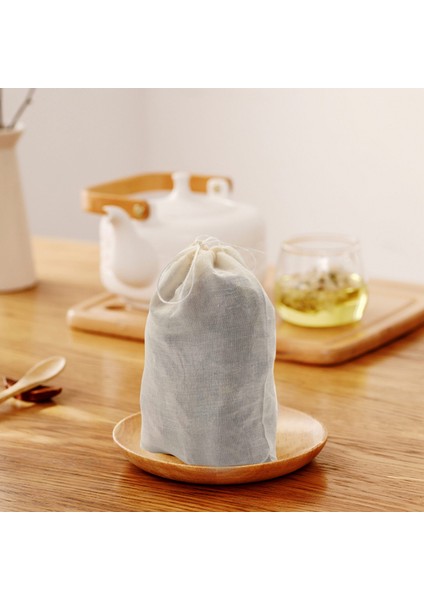 200 Paket Pamuk Muslin Torbaları Poşet Torbası Çok Amaçlı Çekme Çantaları Çay Takı Için Düğün Partisi Depolama (4 x 6 Inç) (Yurt Dışından) fiyatları