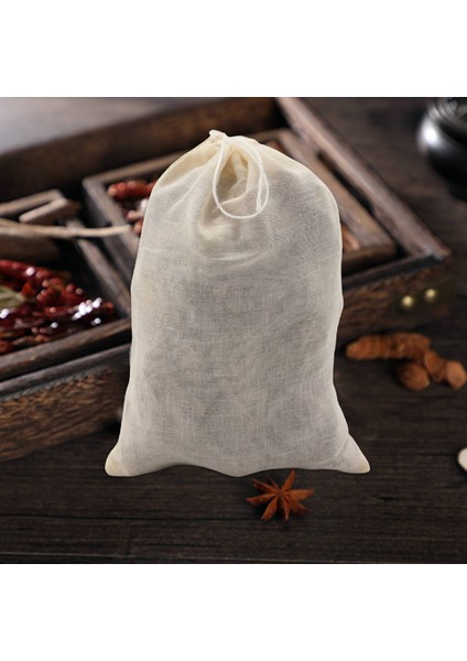 200 Paket Pamuk Muslin Torbaları Poşet Torbası Çok Amaçlı Çekme Çantaları Çay Takı Için Düğün Partisi Depolama (4 x 6 Inç) (Yurt Dışından) indirimleri