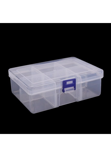 2x 6 Çıkarılabilir Plastik Saklama Kutusu Takı/küpe/araçlar Konteyner Organizatör (Yurt Dışından) modelleri
