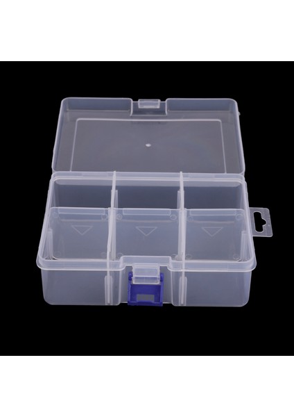 2x 6 Çıkarılabilir Plastik Saklama Kutusu Takı/küpe/araçlar Konteyner Organizatör (Yurt Dışından) fırsatları