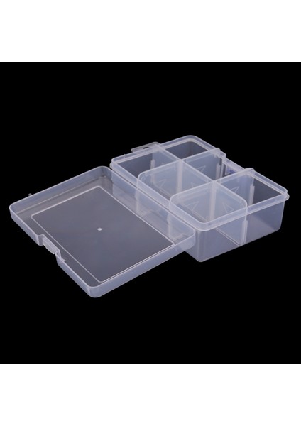 2x 6 Çıkarılabilir Plastik Saklama Kutusu Takı/küpe/araçlar Konteyner Organizatör (Yurt Dışından) indirimleri