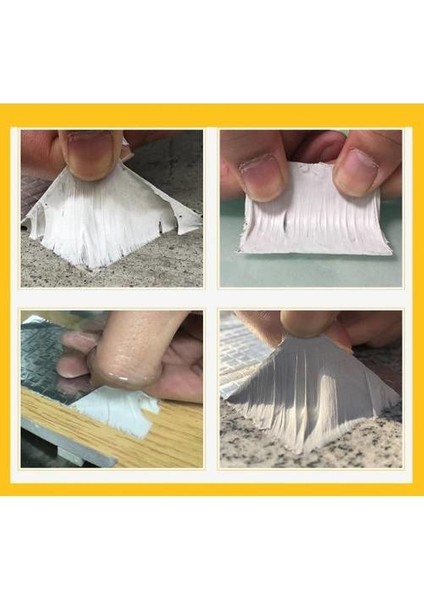 Su Sızdırmaz Çamur Bant Çatı Boru Tamir Çatlak Bandı (2 Metre x 10 Cm) fırsatları