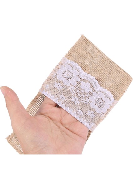 100PCS Doğal Jüt Çatal Bıçak Bıçakları ve Çatal Teslim Seti Gümüş Sofra Çanta Tutucu Çarpış ve Dantel Partisi Düğün Dekoru 21X11CM (Yurt Dışından) modelleri