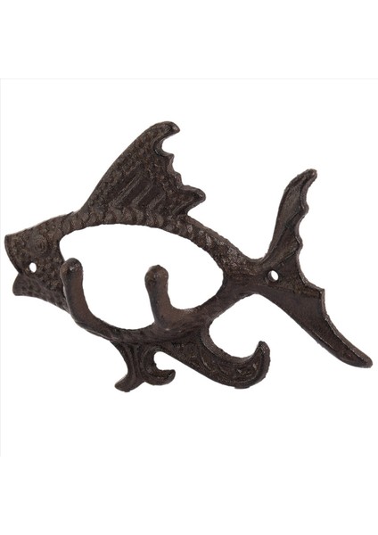 Iki Kancalı 2x Balık Okyanus Serisi Dökme Demir Duvar Kancası Duvar Montaj Havlu Askısı Şapka Anahtar Ceketler Için (Yurt Dışından) fırsatları