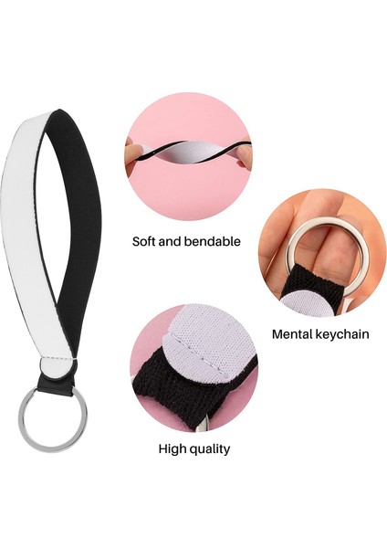 30 Adet Süblimasyon Boş Bilek Kordonları Kayış Bilek Anahtarlık Bileği Bilek Koruyucu Anahtarlık Tutucu (Yurt Dışından) indirimleri