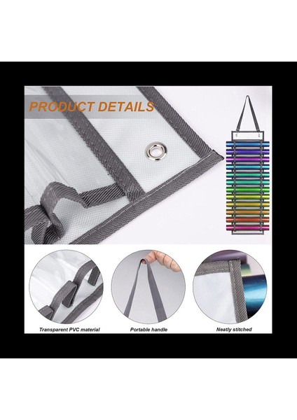 3x Vinil Depolama Rafı 12 Delikli Organizatörler Vinil Rulo Tutucu Vinil Tabakalar/ısı Transfer Kağıdı/tasarım Çizimleri (Yurt Dışından) fırsatları