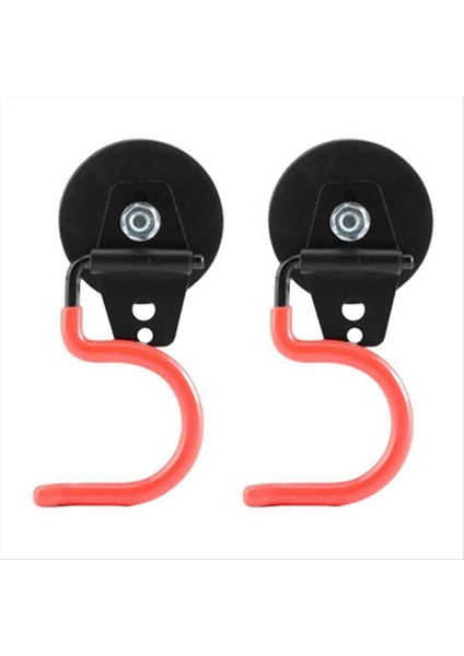 2 paket kaymaz garaj depolama kancaları ağır hizmet tipi güçlü demir manyetik süpürge paspas alet tutucu bahçe çapa tutucu turuncu (Yurt Dışından)