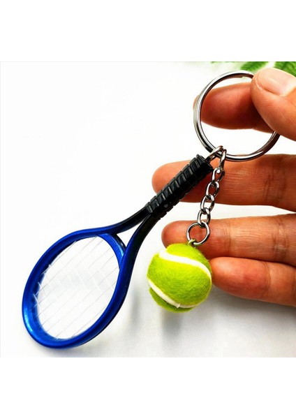 12PCS Mini Tenis Raket Topu Anahtarlık Kolye Çanta Çanta Aksesuarları Çanta Sporu Reklamı Hayranları Lik Eşya Anahtar Yüzüğü (Yurt Dışından) indirimleri