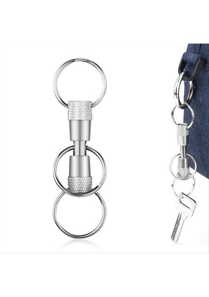 3 Yollu Hızlı Serbest Bırakma Anahtarı Çıkarılabilir Anahtar Halkalar Ayrı Çekin Ayrı Hızlı Bağlantı Kesme Çıkış Uygun Aksesuar 6pcs (Yurt Dışından) fiyatları