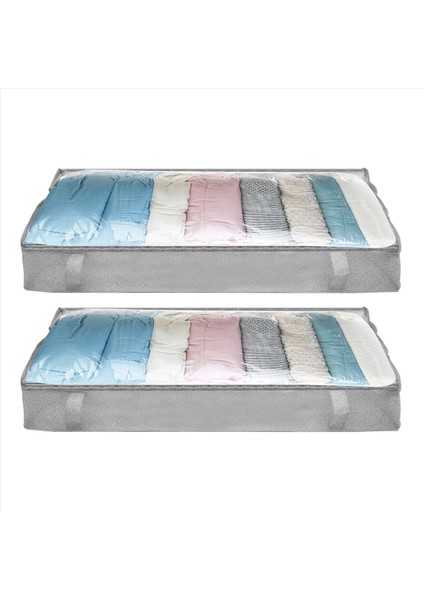 Yatak Çantaları Altında Katlanabilir Yatak Altında Büyük Nefes Alabilir Giysiler Depolama Çantaları Zippered Organizatör (Yurt Dışından) fiyatları