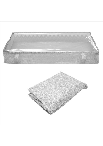 Yatak Çantaları Altında Katlanabilir Yatak Altında Büyük Nefes Alabilir Giysiler Depolama Çantaları Zippered Organizatör (Yurt Dışından) modelleri