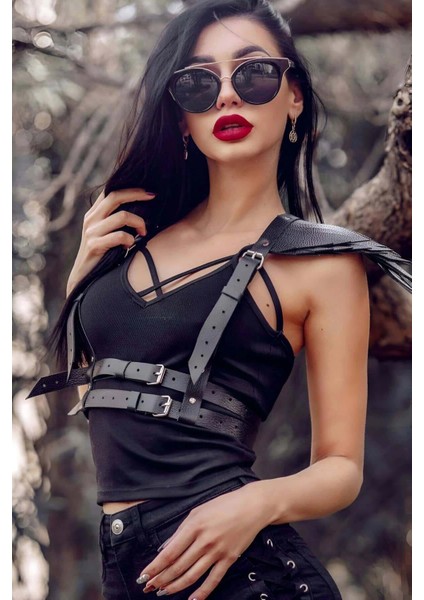 Omuz Kanatlı Çift Bel Harness - APFT717