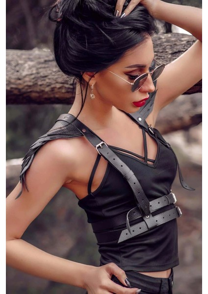 Omuz Kanatlı Çift Bel Harness - APFT717 fiyatları