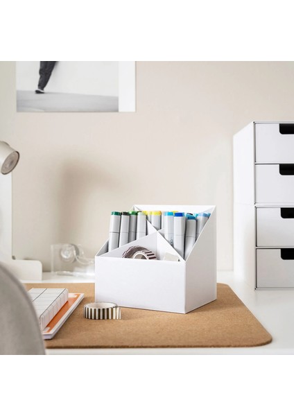 Fjaderharv Masaüstü Düzenleyici Beyaz 16 x 16 cm modelleri