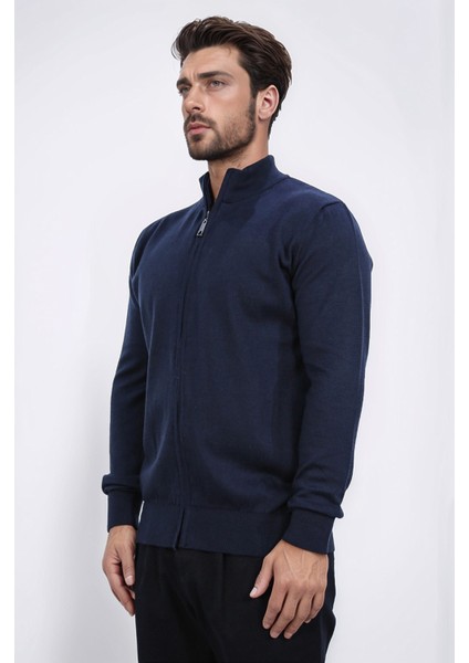 Fermuarlı Lacivert Hırka indirimleri