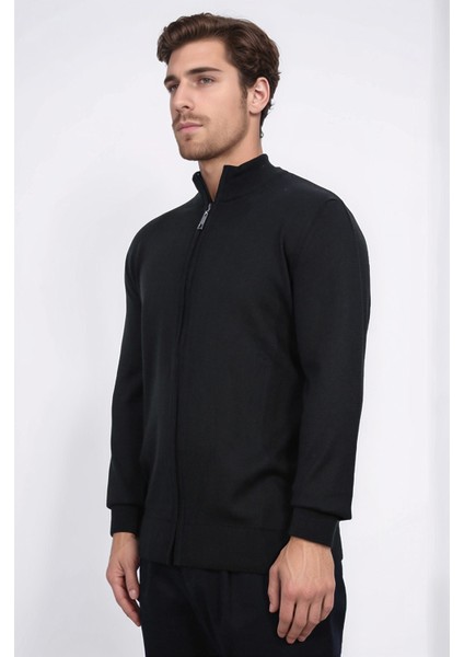 Fermuarlı Siyah Hırka fırsatları