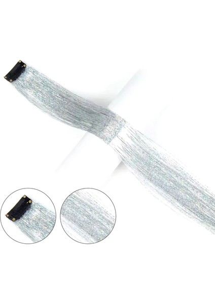 Klipsli Hair Tinsel Saç Simi - HTK11
