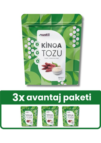 Hazır Kinoa Tozu 340 G x 3