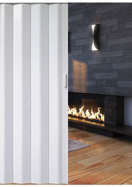 Katlanır - Akordiyon Pvc Kapı / Beyaz