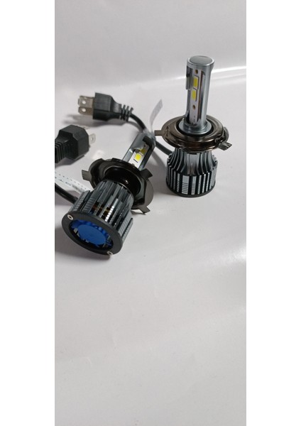 Mono LED Xenon Far Ampulu 12V-24V LED Headlight Şimşek Etkili Xenon LED