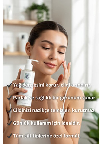 Yüz Yıkama Jeli Dengeleyici Etkiyle Tüm Cilt Tiplerine Uygun 200 ml Vegan İçerik