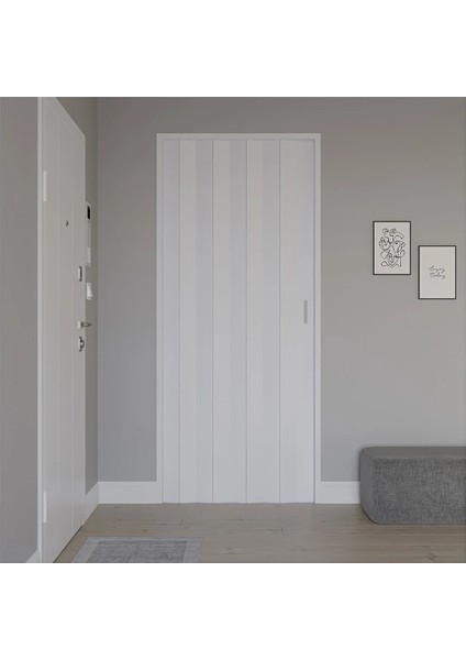 Katlanır - Akordiyon Pvc Kapı / Beyaz modelleri