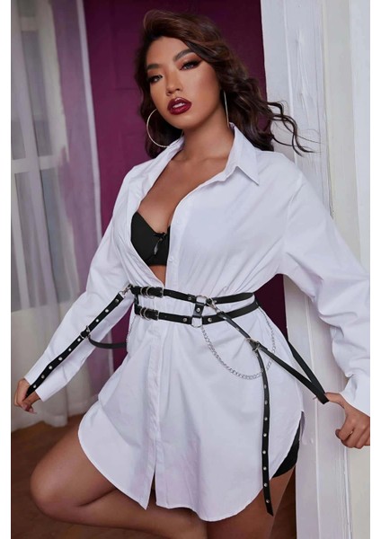 Deri Bel ve Omuz Kemer - APFT815