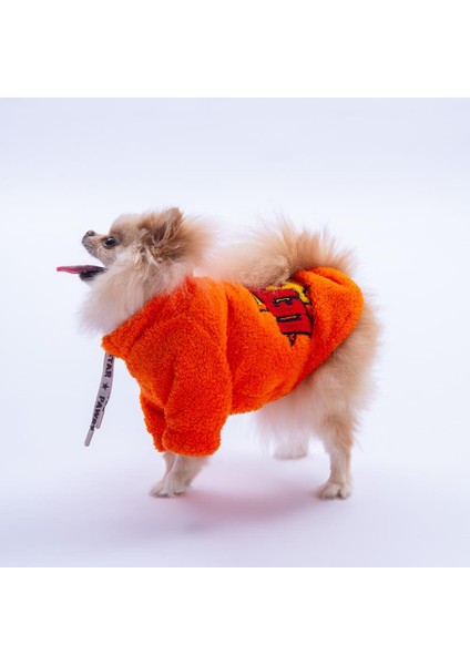 Turuncu Doha Go! Urban Moods Peluş Köpek Kıyafeti Kedi Kıyafeti Köpek Sweati modelleri