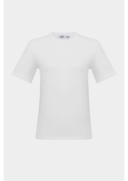 Premium Pamuklu Oversize Bisiklet Yaka Kısa Kol Tişört