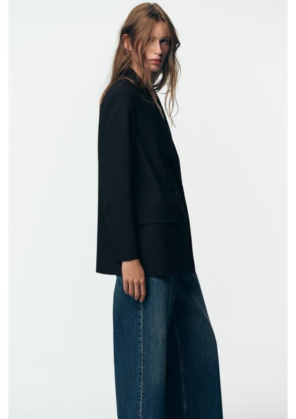 Premium Kybele Oversize Kruvaze Dokuma Ceket fiyatları