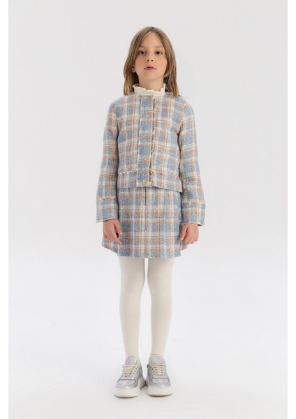 Bg Store Kız Çocuk Desenli Ceket