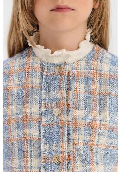 Bg Store Kız Çocuk Desenli Ceket modelleri