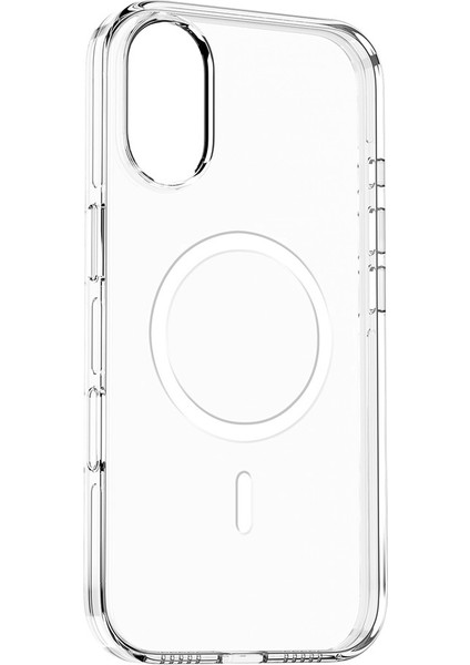 iPhone 17 Kılıf M-Safe Şarj Özellikli Kamera Korumalı Znth Kripto Kapak - Şeffaf modelleri